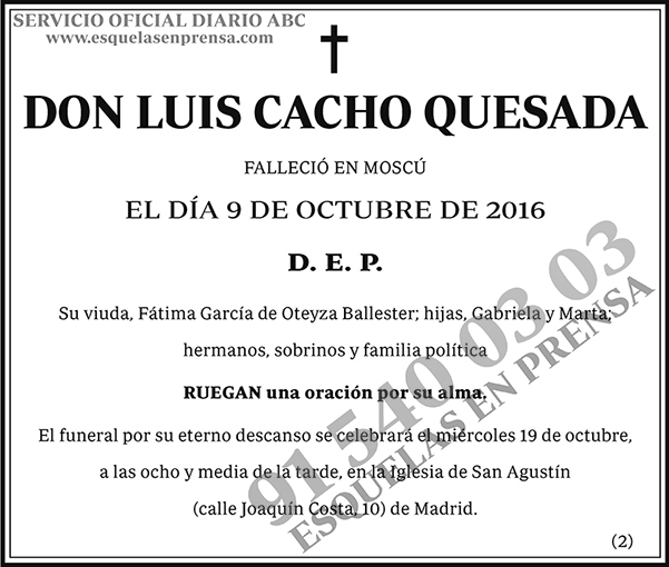 Luis Cacho Quesada